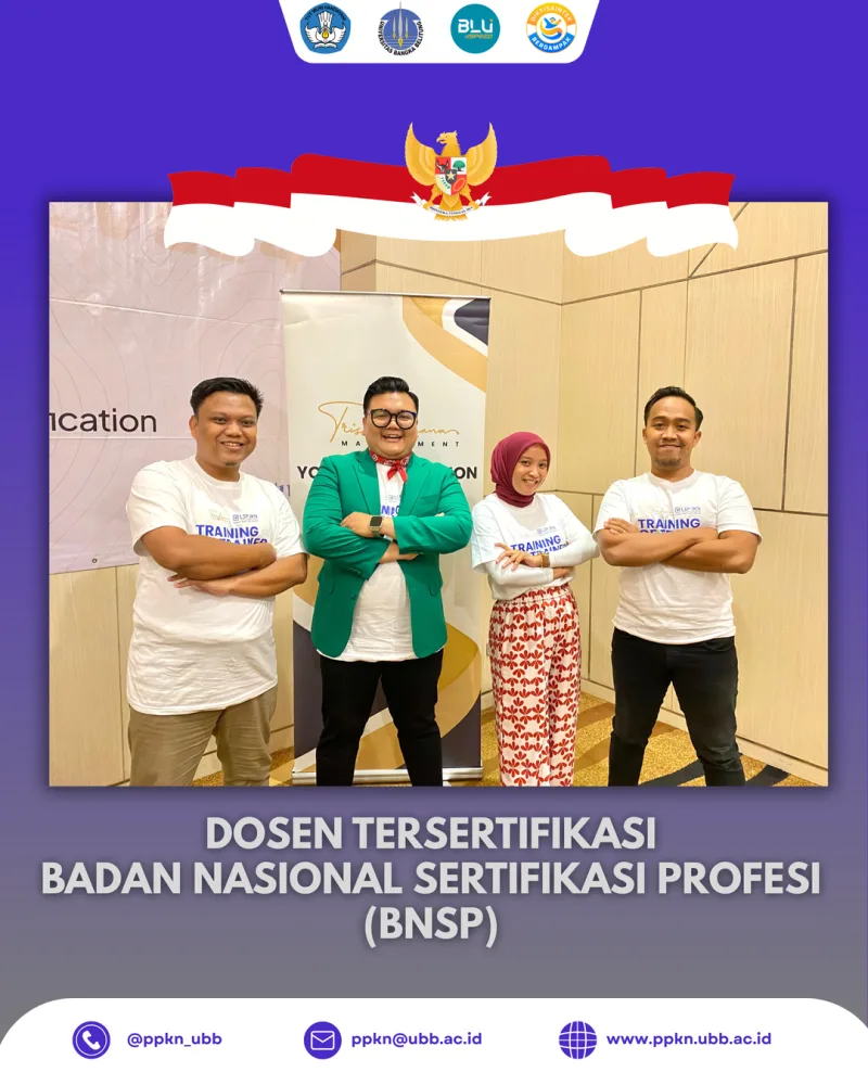 Dosen Tersertifikasi BNSP